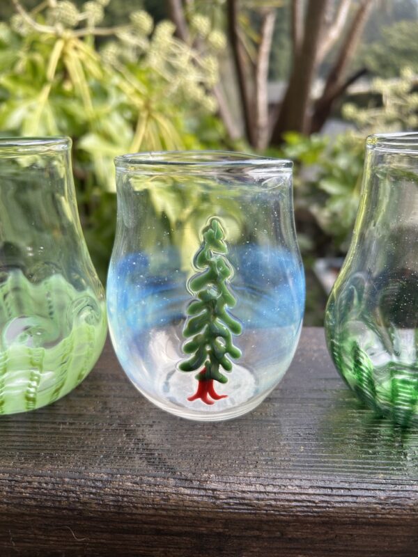 Stemless Tree Wine Glasses