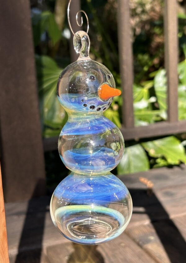 Small Glass Snowman - Image 4